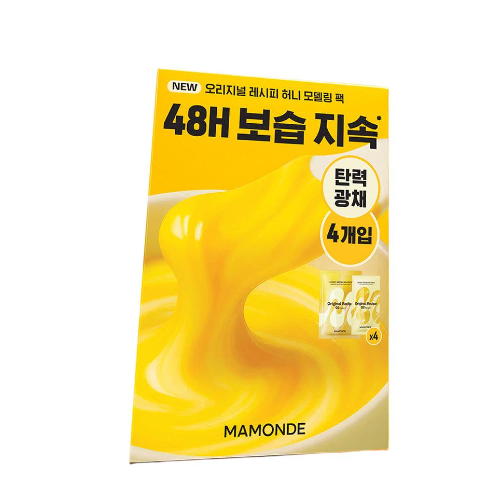 Mamonde Original Recipe Modeling Mask Pack Honey 66g (4 Pack)