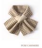 100% Cashmere Plaid Knit Neck Gaiter & Scarf - Soft & Warm