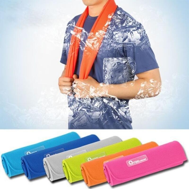 

Ice Cooling Towel Large Hiking Leisure Cooling Sweat Absorbent [WA4733C]