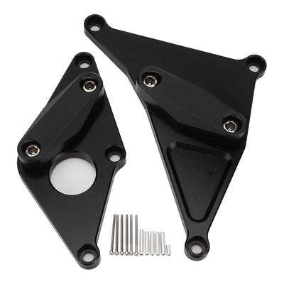 Pair Motorcycle Frame Sliders Crash Protector Black Modification Replacement for SUZUKI SV650 2016 2018