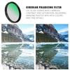 52mm Circular Polarizing Ultra Slim CPL Lens Phone Camera Filter Compatible with iPhone Google and Other Smartphones Filter, Multi-Coated Filter,