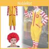 Cosplay Mcdonalds Costume Halloween Role Playing Party Children Adult Clothing