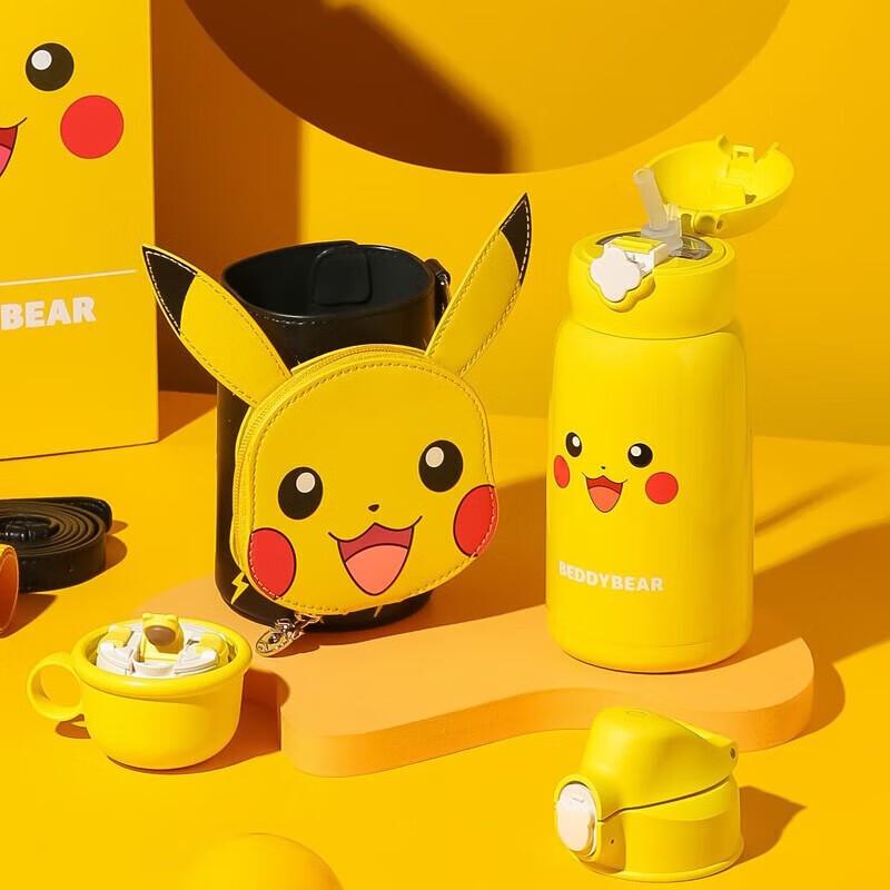 

BEDDYBEAR Pikachu Stainless Steel Insulated Kids Straw Cup