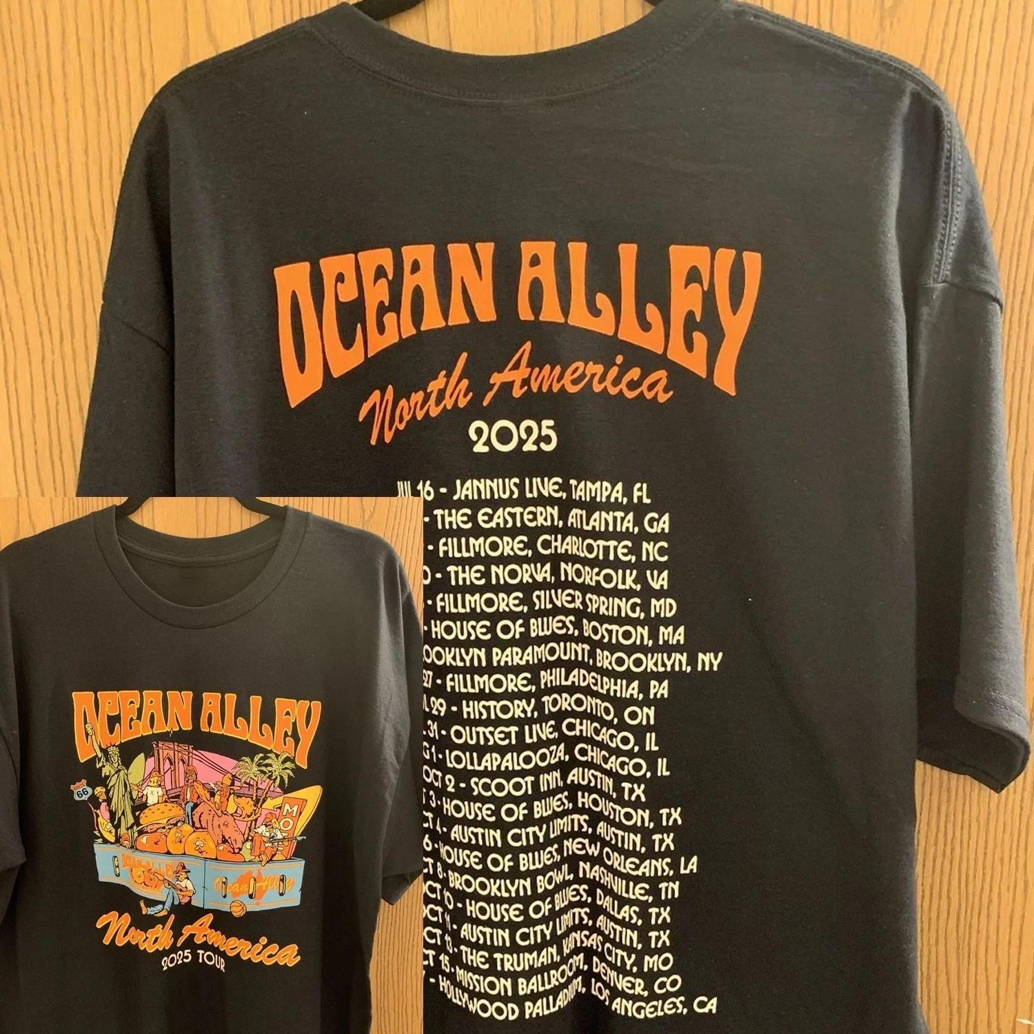 REPRINT - Ocean Alley Australia Band North America 2025 Tour Shirt All Size XXXXL
