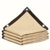 Sun Shade Cloth for Garden Sunblock Mesh Net Canopy Cover Unti-UV Awning Anti Heat with Grommets Backyard Supplies
