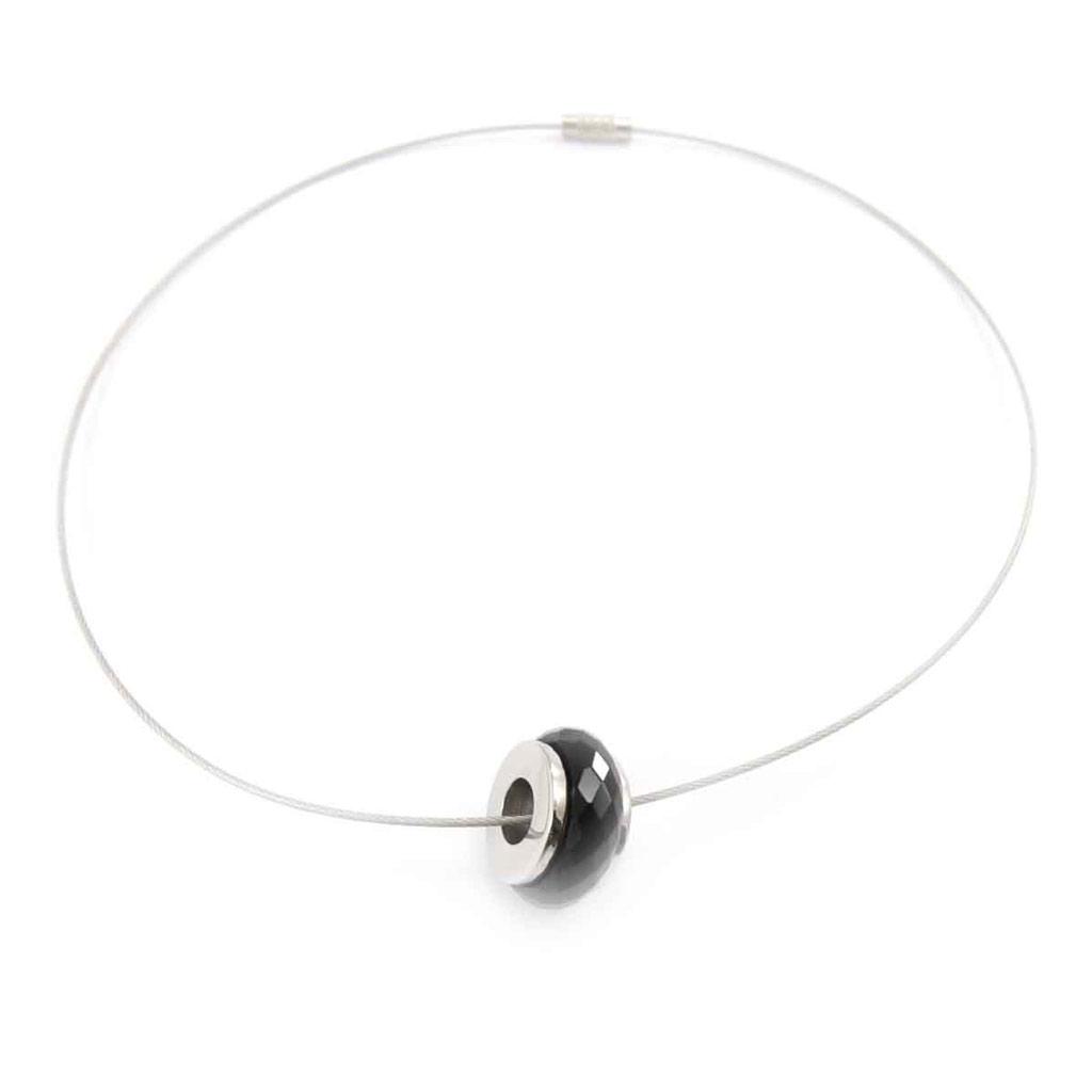 Les Trésors De Lily [J7218] - Silver Cable 'Arwen' Necklace