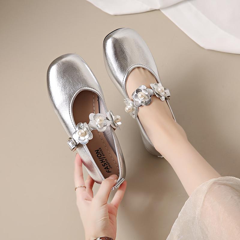 

Модные туфли-лоферы с цветочным бисером, женские туфли на плоской подошве, 2025 новые тренды, элегантные туфли-лоферы, классические кроссовки, осенние Zapatillas De Mujer 35