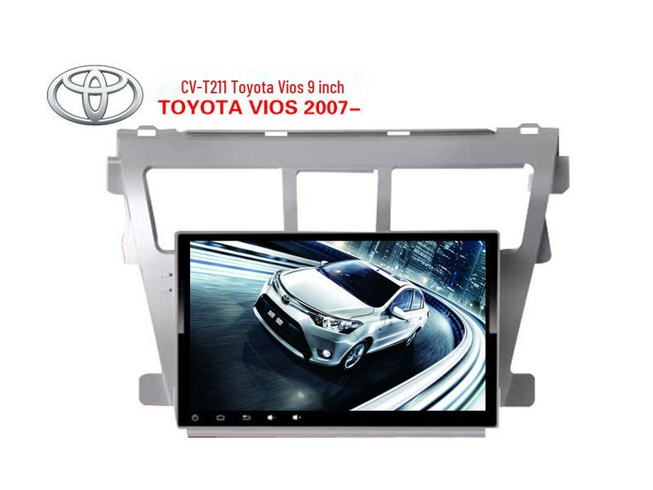 9-Inch Android Smart DSP Navigation Screen for 2007 Toyota Vios Models