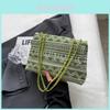 Ethnic Style Large Capacity Shoulder Bag For College Students With Embroidery And Canvas Material