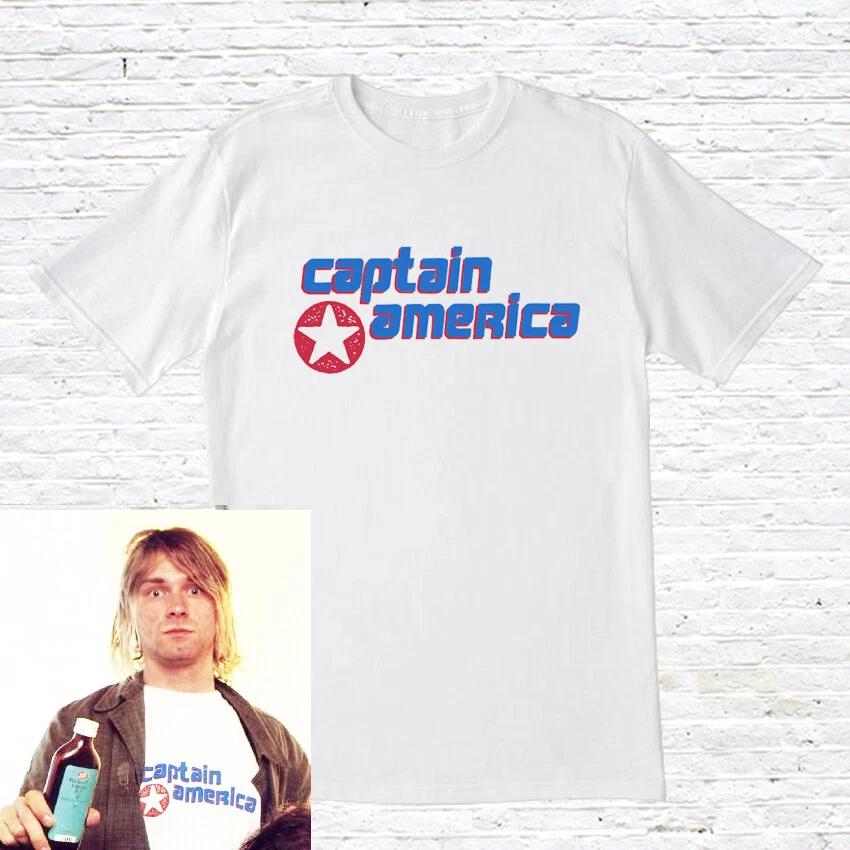 

Captain America T-Shirt (worn by Kurt Cobain / Nirvana) S