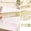 Form-Multifunktions-Lineal mit süßen Designs zum Journaling und Basteln