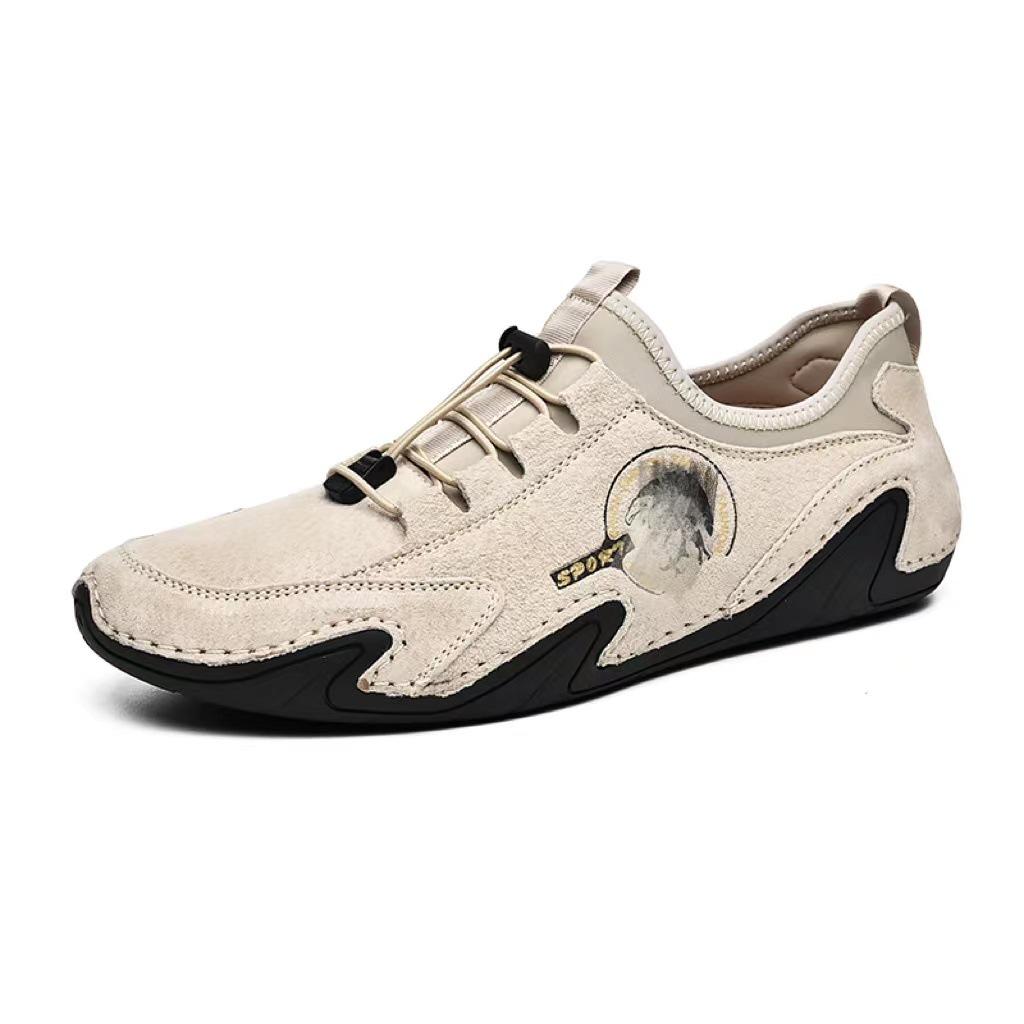 Foreign trade large size men's Doudou shoes spring and summer new retro casual shoes trendy driving shoes octopus men's shoes