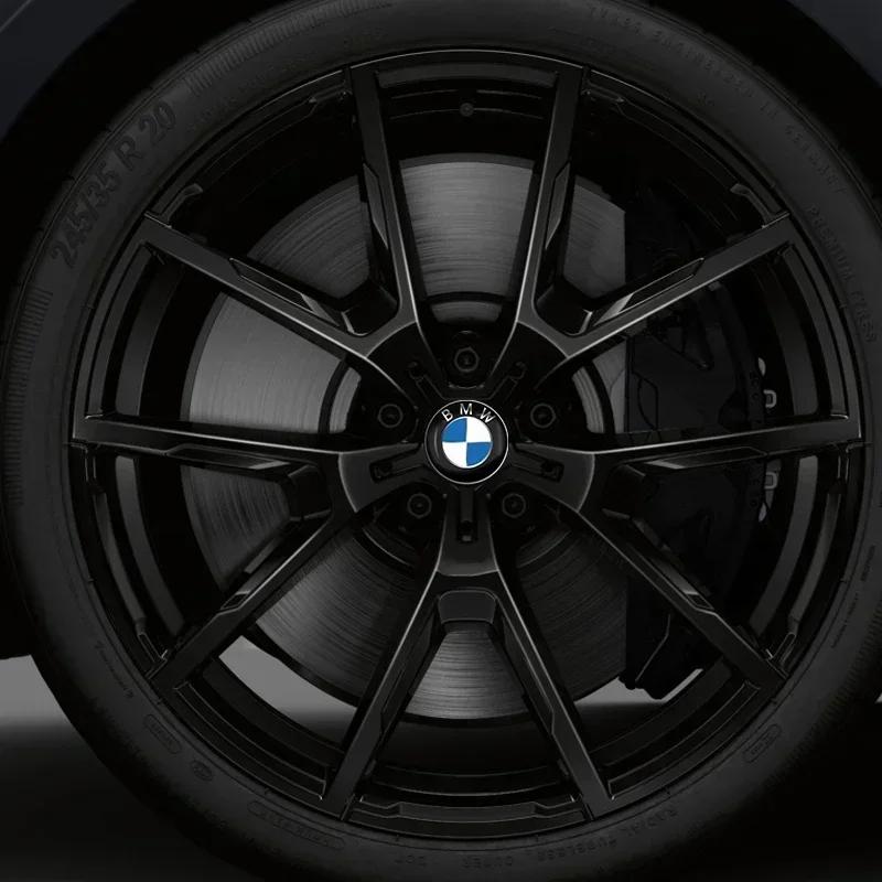 4pcs Car Wheel Center Hub Caps Sticker For BMW M M3 M5 F10 F30 F20 E28 E30 E34 E36 E39 E46 E91 Performance X1 X2 X5 Accessories