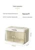 Folding Cabinet: Dustproof Baby Bottle & Weaning Food Storage with Draining Tableware Toolbox Shelf