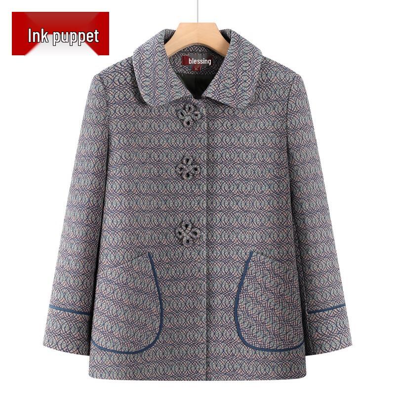

Women s Autumn Chinese Style Loose Jacket 5XL