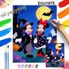 Halloween Digital Oil Painting Art Kit Handmade Diy Home Decorations