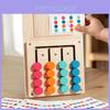 Wooden Brain Teaser Cards With Fourcolor Puzzle For Early Education And Cognitive Development