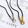 Handmade Vintage  Necklaces Layered Chain Portrait Pendant Necklace  Female Lady Girl