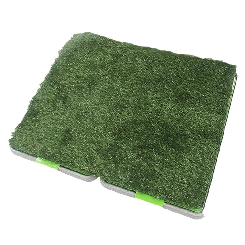 Pet Dog Toilet with Washable Artificial Grass Lawn