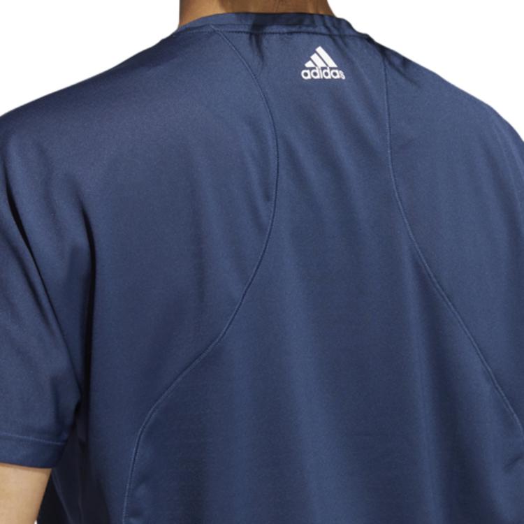 adidas חולצת טי שירט שרוול קצר ספורט יוגה נשים טופים נייבי GP6792