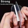 10/30pcs  Heavy Duty Double-Sided Tape - No Drill, Nail-Free Strong Adhesive, Transparent Clear, for Plastic, Glass, Metal
