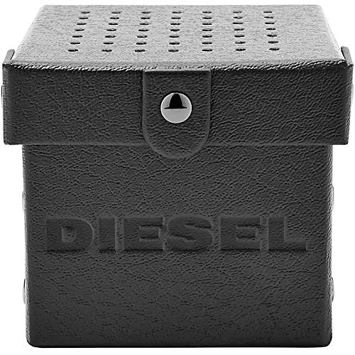 Diesel Herre Mega Chief Kronograf 51mm Rustfritt Stålklokke med Sølvfarget Lenke