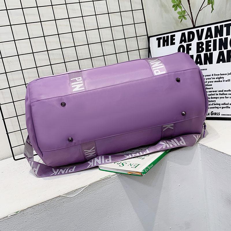 Pink Sports Bag: Wet/Dry Separation, Handheld/Crossbody, Large Capacity Travel Storage, Fitness Luggage