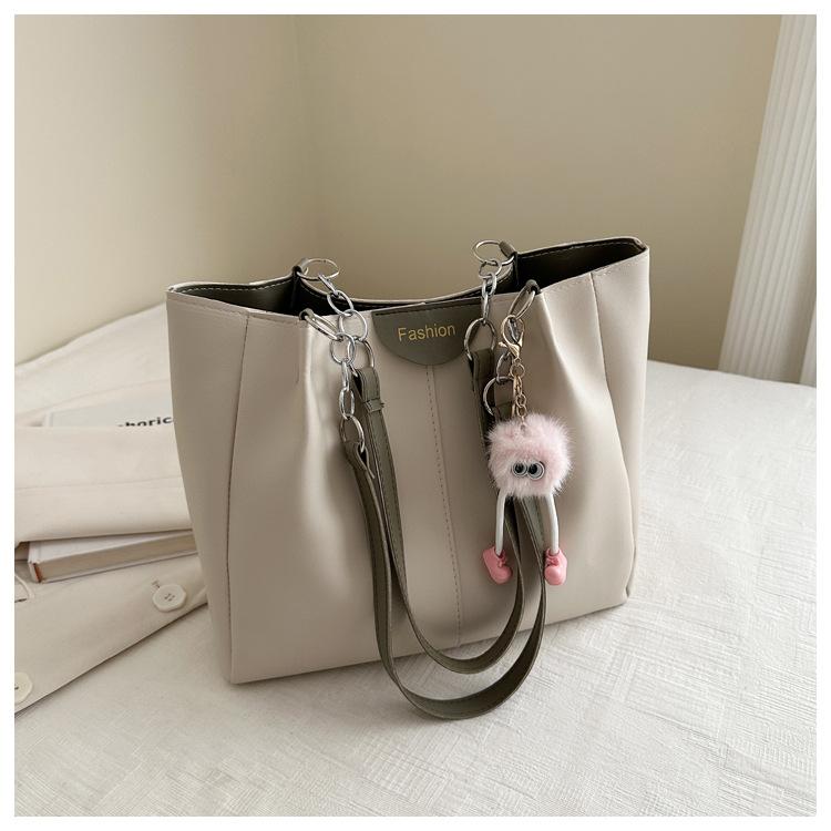 Class Bag Women's Large Capacity 2025 New Summer Popular Versatile Shoulder Bag College Student Commuter Tote Bag