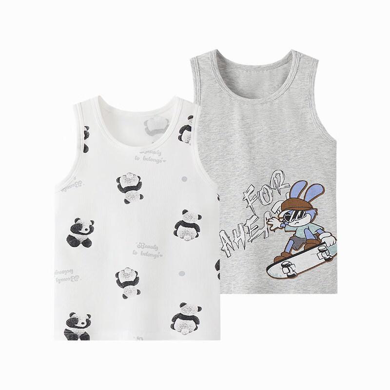 Yingbolun Boys  Pure Cotton Summer Undershirt Vest 150