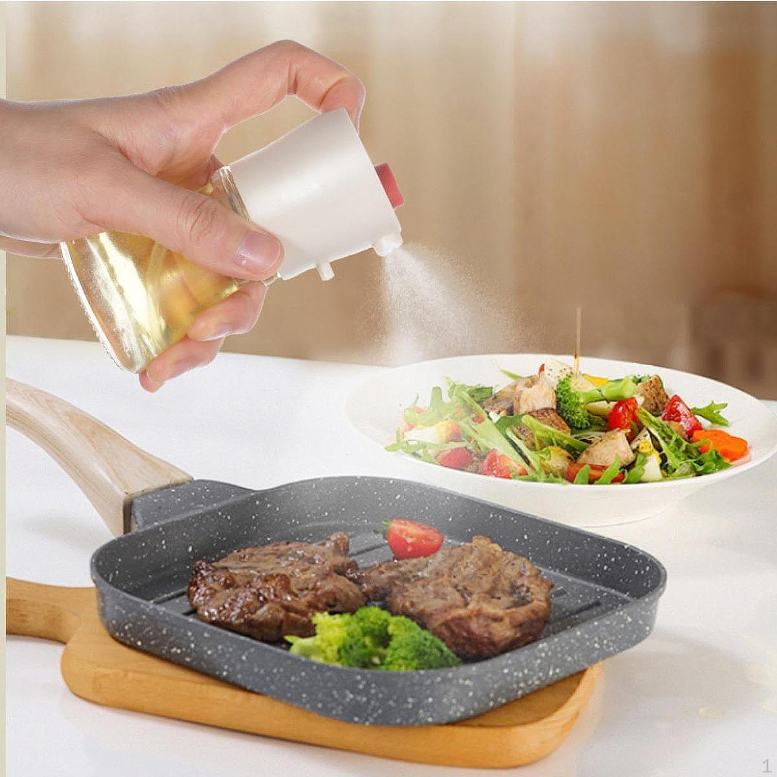 

80ml Oil Bottle for Barbecue, Frying, Picnic білий