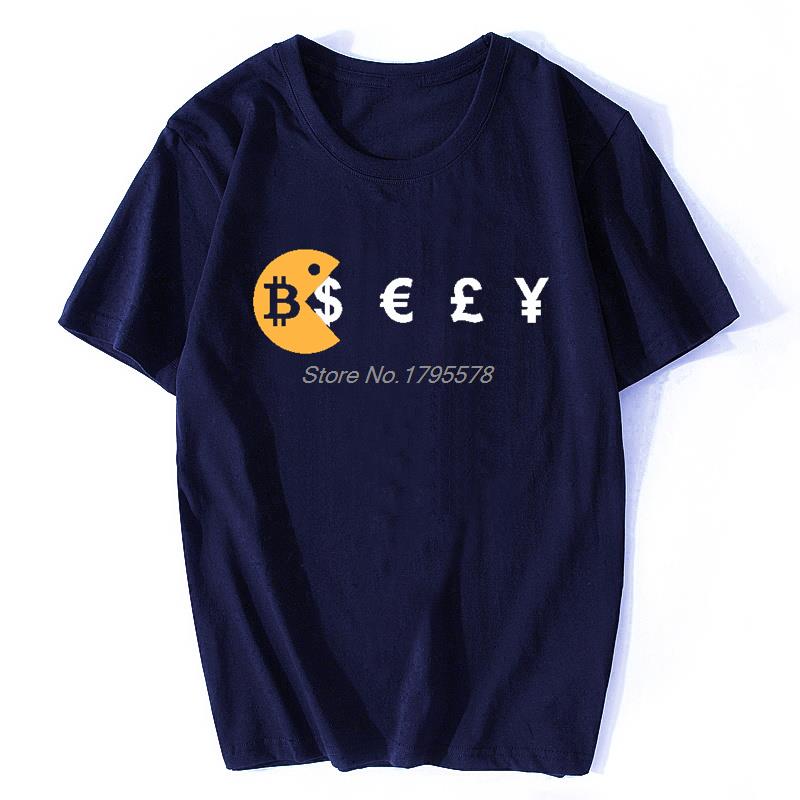 Fashion Offerts Clothes Bitcoin Is The Future Funny T Shirt Unisex  Dogecoin Stocks The Coinfather TShirt Unisex  Cotton Tees Harajuku S
