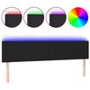 VidaXL LED Headboard Bedroom Furniture Double Bed Accessory Head of Bed Frame Interior Black 3121434