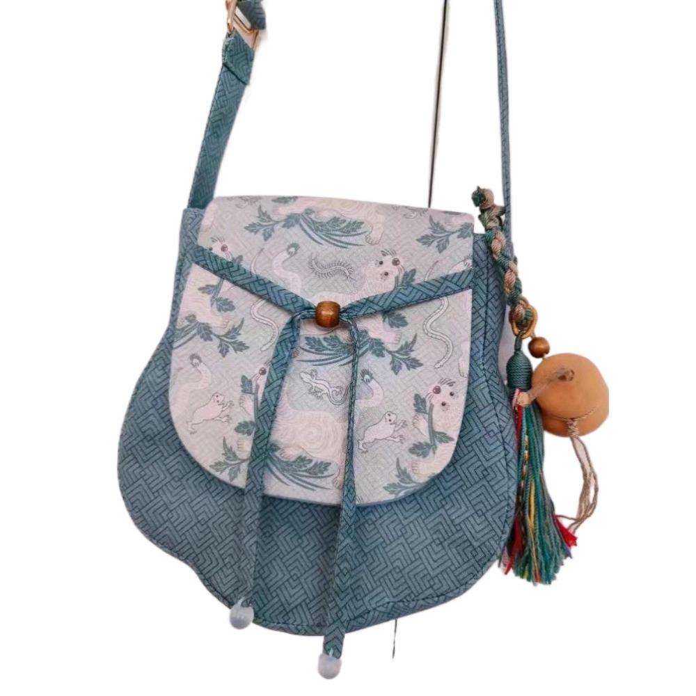 

Сумки через плечо в этническом стиле с бантом, ретро-китайская сумка через плечо, аксессуар для ципао Style 3