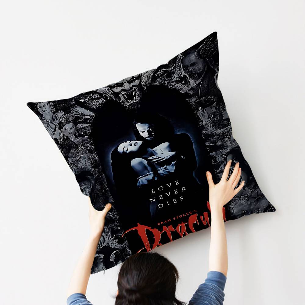 Classic Movie Dduracula Pillow Cover for Bedroom Room and Living Room Sofa Decorative Cushion Cover