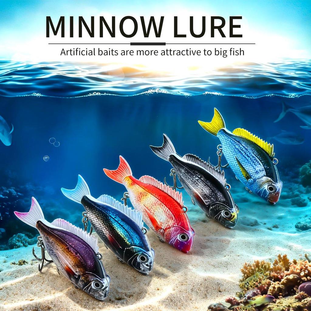 Esca Artificiale Bionica per Orata VIB Multi-Misura/Colore Verniciata 3D