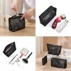 High Quality 3Pcs Zipper Travel Pouch Set Makeup Bags Portable Carry-On Bag Transparent Mesh Cosmetic Travel Organizer Wash Bag