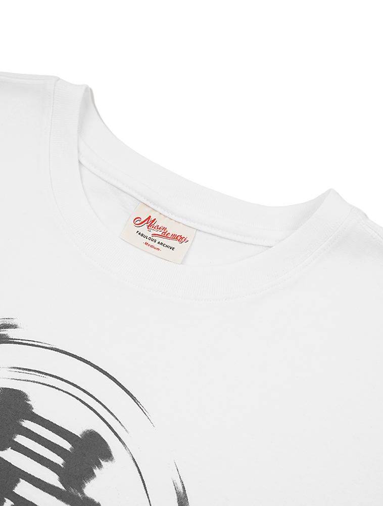 LA MAISON STUDIO Best Love Logo Short Sleeve White(Fcg2Ts822M)