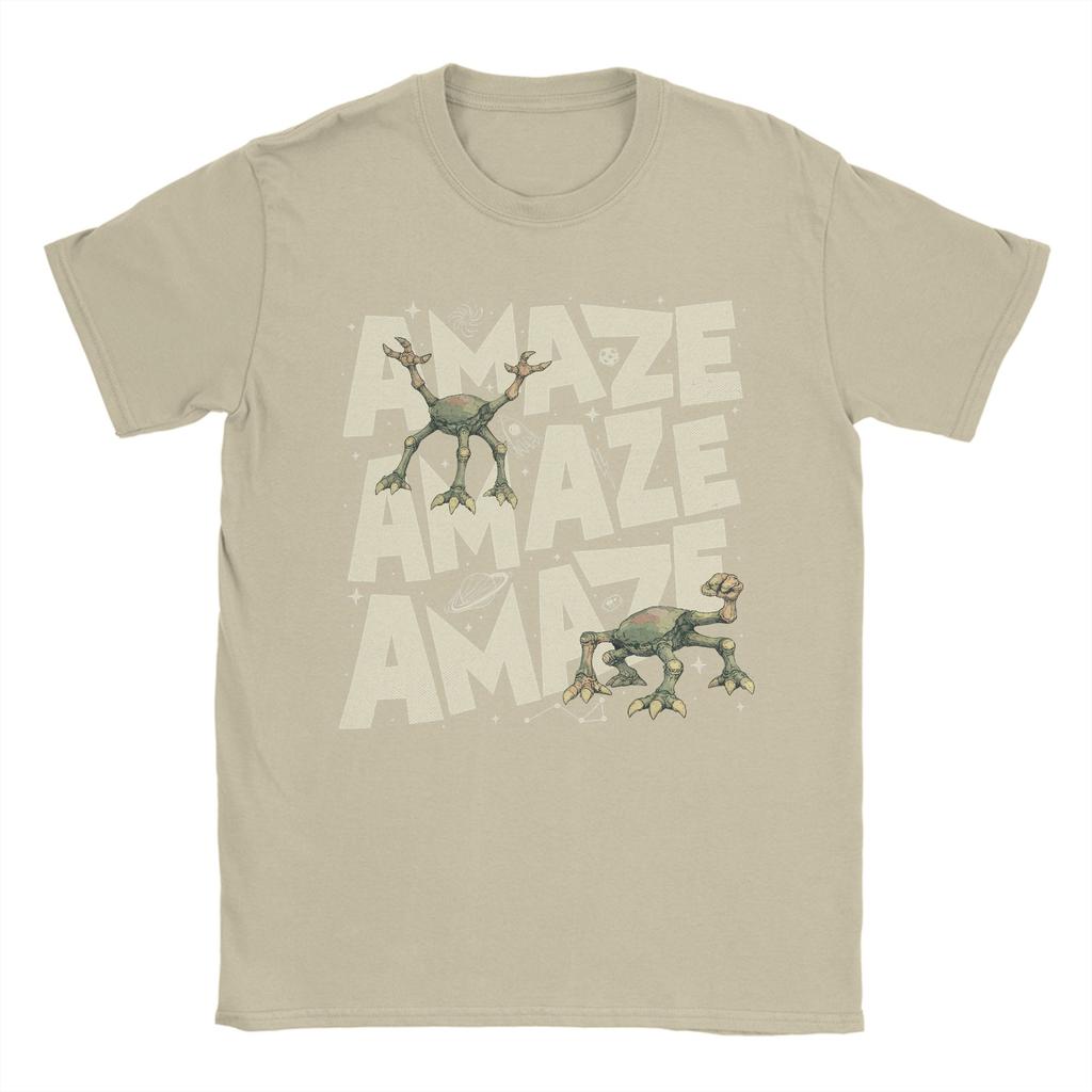 Project Hail Mary Rockys Amaze Amaze Amaze Mens T Shirts Vintage Tee Shirt Short Sleeve O Neck TShirts Pure Cotton Summer