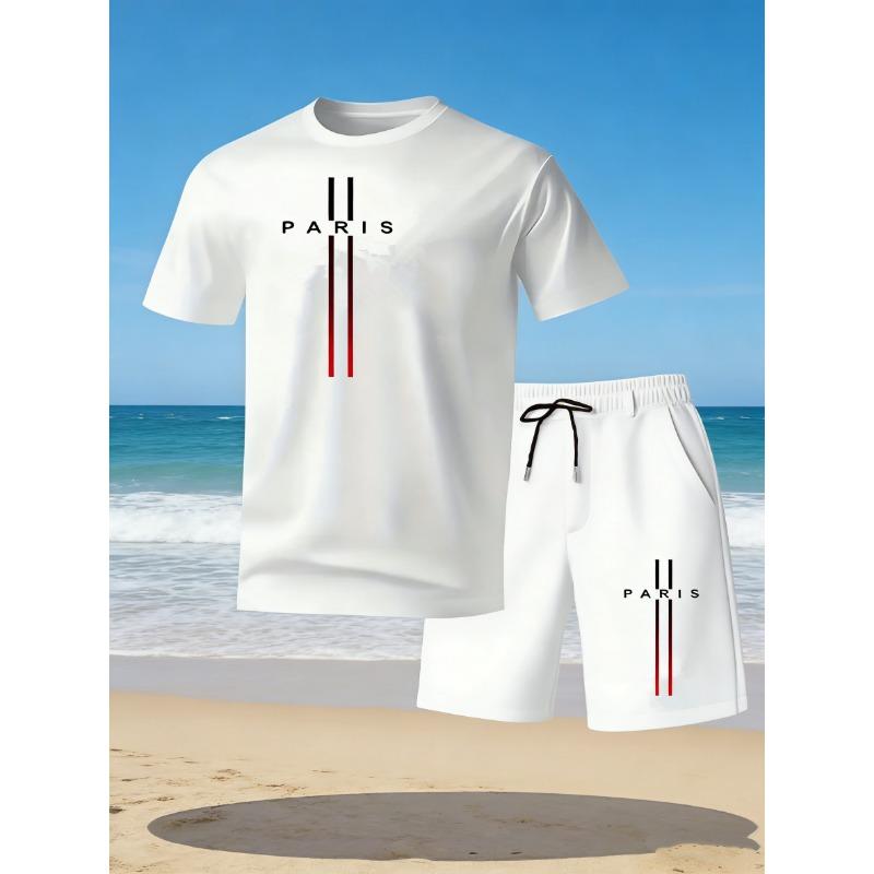 2026 Men's Short Sleeve Cotton T-Shirt round Neck Printed Summer Fashion Streetwear Hip Hop Loose Fit Casual Shirt