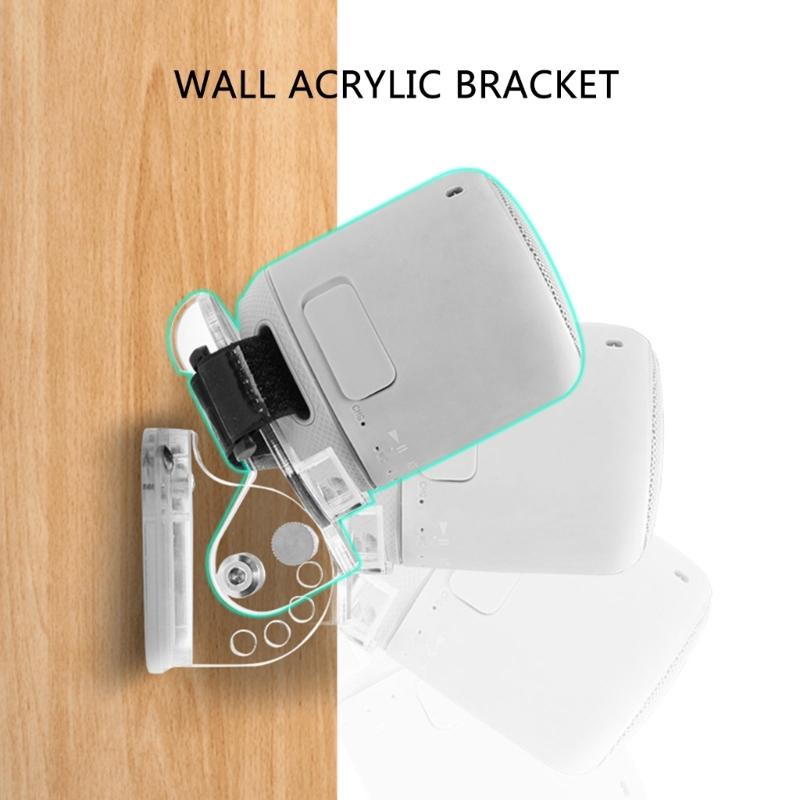 Space Saving Speakers Shelf, Secure Acrylic Wall Bracket for SRS-XB13/XB100 Portable Bluetooth-compatible Speakers