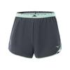 Logo Moisture-Wicking Woven Sun Protection Fashion Sports Shorts Women Shorts Ocean-Gray J2CF42R2