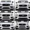 Para volvo xc60 s90 xc40 xc90 v40 s60 v60 v90 v60CC V90CC RD Versão Esportiva Grelha China Faixa Três Cores Adesivo Decorativo para Carro