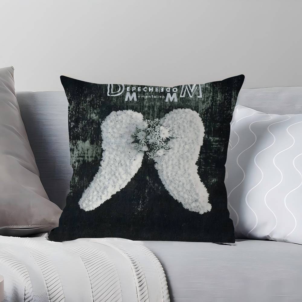 

Electronic Rock Depeche Cool Mode Cushion Cover Inches Farmhouse Decor Home Throw Pillow Covers For Couch Decorations 16x16Inch