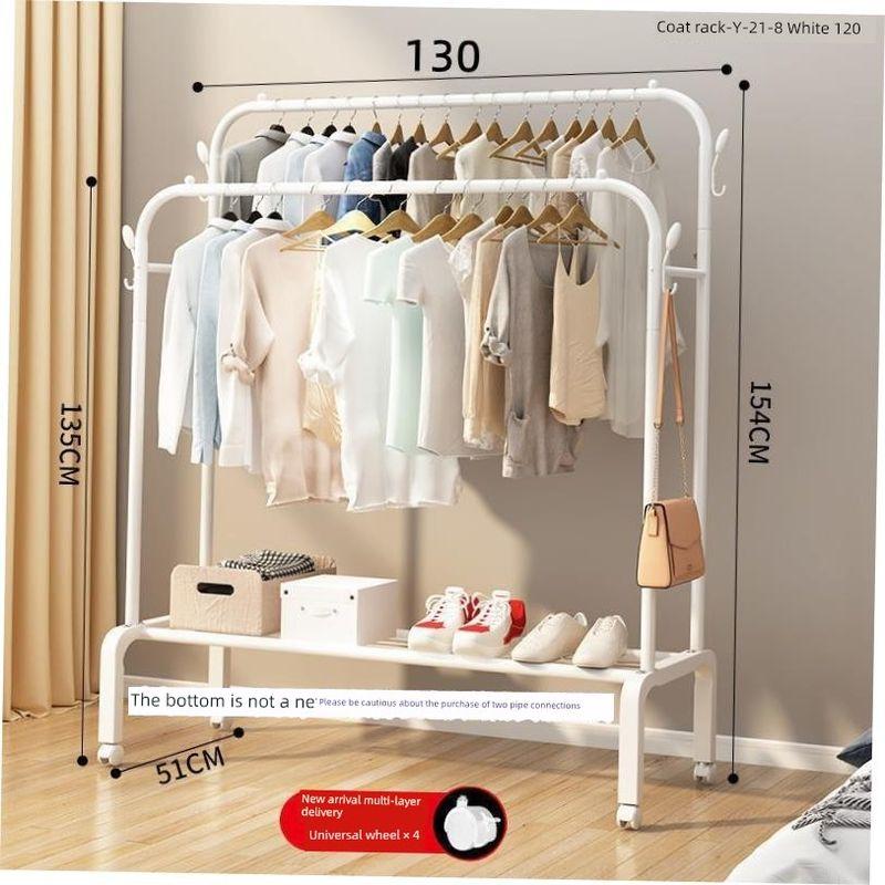 Hanging Clothes Rack One-pole Hanger Bedroom Simple Drying