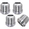 An12, 12 An 12an Male Billet 6061t6 Aluminum Weld On Fitting Bung (4pcs) (12An)