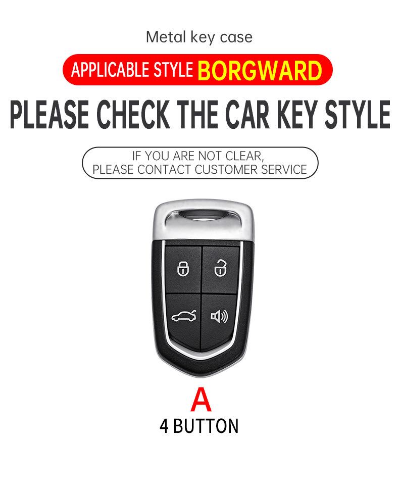 Borgward BX5/BX7 Key Case: High-Grade Protective Shell for Men and Women