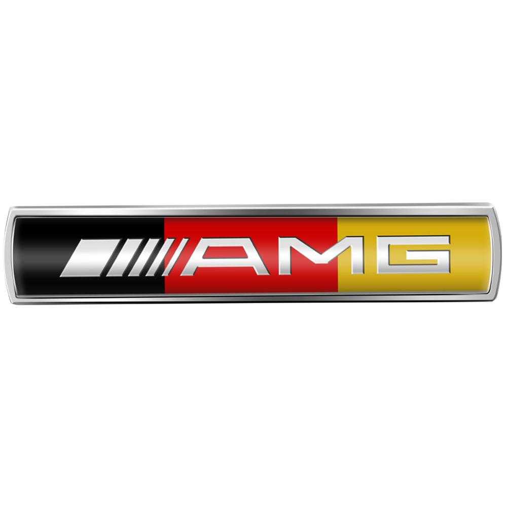 1pcs 3D Metal Badge Car Body Trunk Decoration Sticker Motorcycle Decals For Mercedes Benz AMG W203 W204 W212 W213 GLC GLA CLA