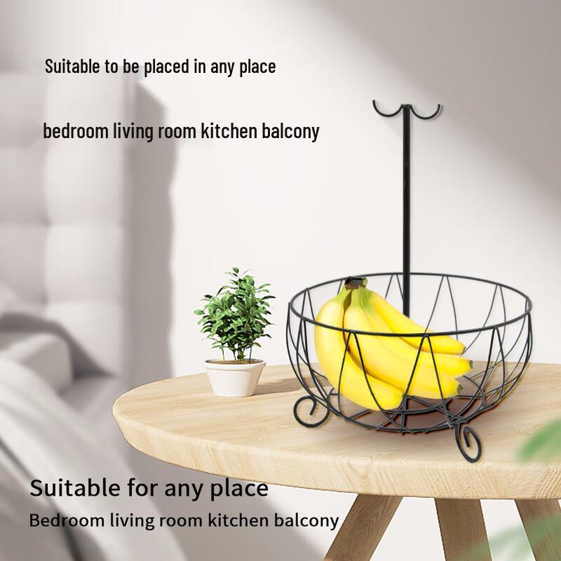 Golden Iron Hook Fruit and Snack Basket