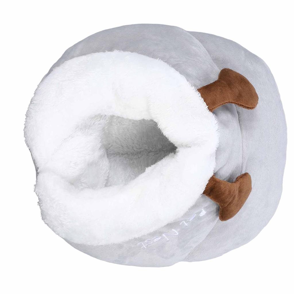 Cat Bed Cave Warm Soft PP Cotton Small Dog Cave House Thickened Comfortable Pet Sleeping Cave for Sm