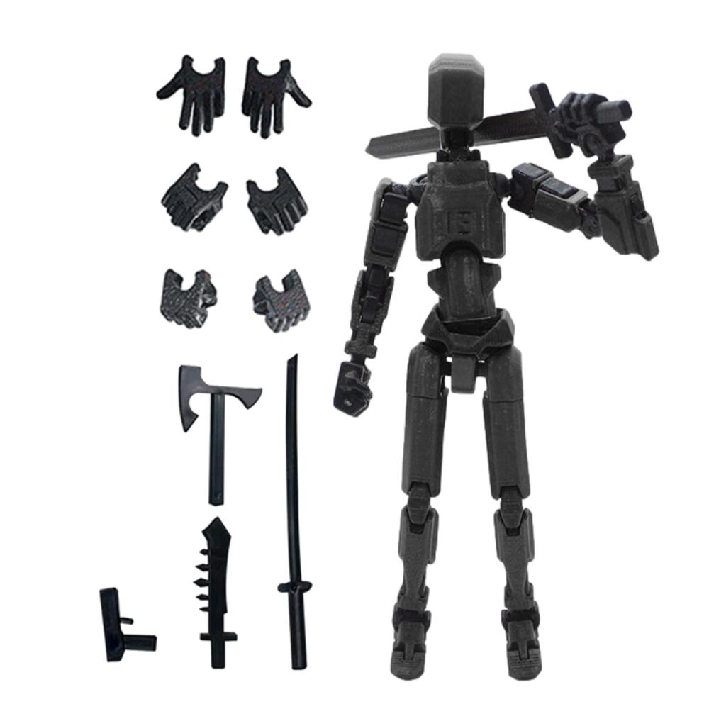 1Pcs 13 Joints Figure Articulate Movable Dummy Doll Diy Assembly Toy 3D Printed Action Figure Stop Motion Animation Dummy